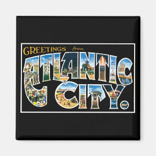 Grüße aus Atlantic City! Magnet