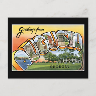 Grüße aus Augusta, GA! Postkarte