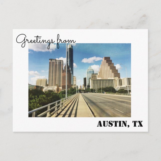 Grüße aus Austin, Texas Postcard Postkarte (Vorderseite)