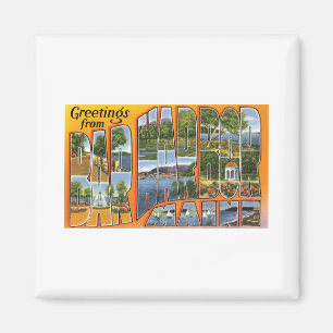 Grüße aus Bar Harbor, Maine Magnet