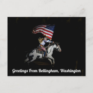 Grüße aus Bellingham, Washington Postcard Postkarte