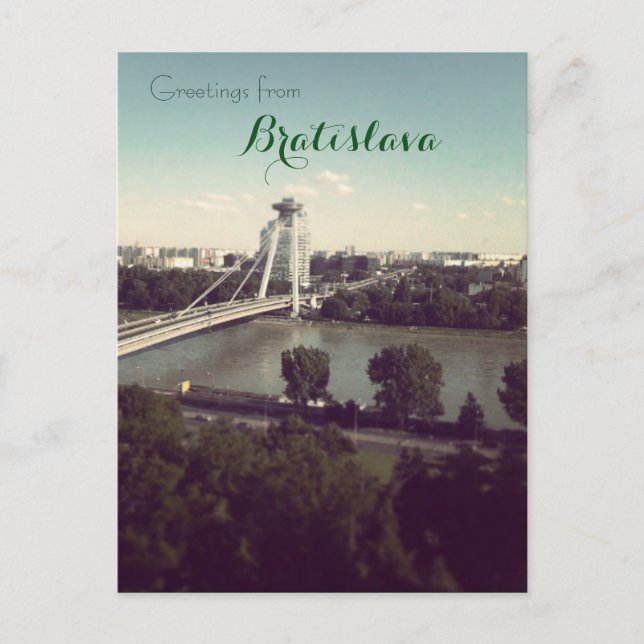 Grüße aus Bratislava Postkarte (Vorderseite)