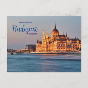 Grüße aus Budapest Ungarn Küstenpostkarte Postkarte