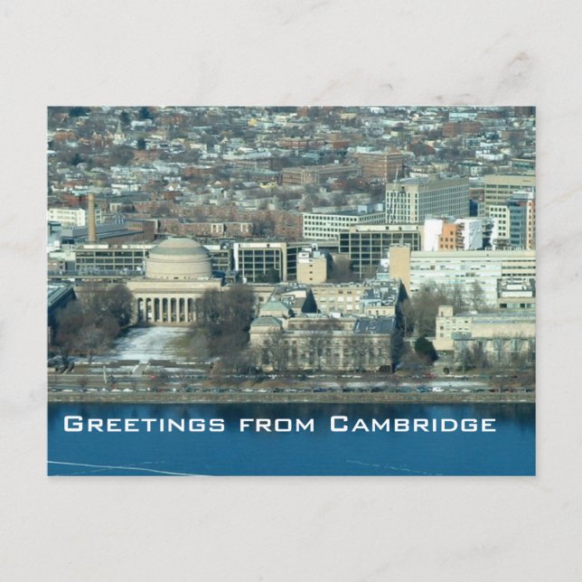 Grüße aus Cambridge Postkarte (Vorderseite)