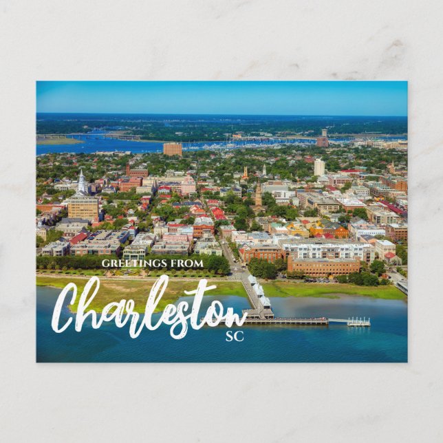 Grüße aus Charleston, SC Landschaftlich Postcard Postkarte (Vorderseite)