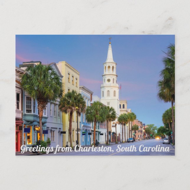 Grüße aus Charleston, South Carolina Postcard Postkarte (Vorderseite)
