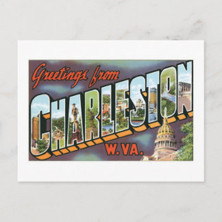 Grüße aus Charleston, West Virginia Postkarte