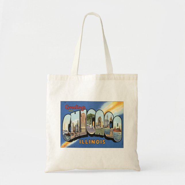 Grüße aus Chicago Illinois Tragetasche (Vorne)