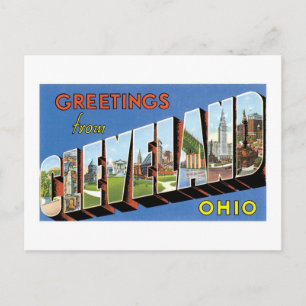 Grüße aus Cleveland, Ohio Postkarte