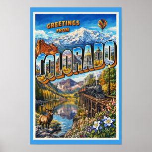 Grüße aus Colorado Poster