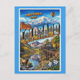 Grüße aus Colorado Postkarte