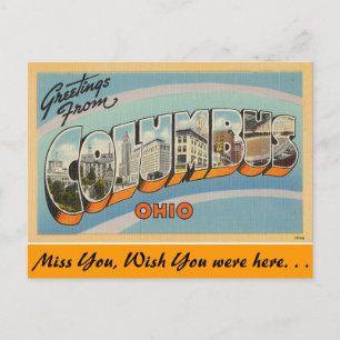 Grüße aus Columbus Postkarte
