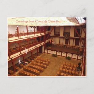Grüße aus Corral de Comedias! Postkarte
