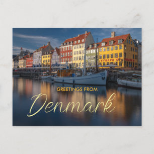Grüße aus Dänemark Panoramapostkarte Nyhavn Postkarte