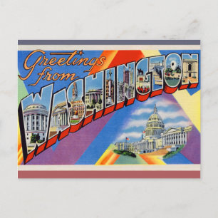 Grüße aus DC Postkarte