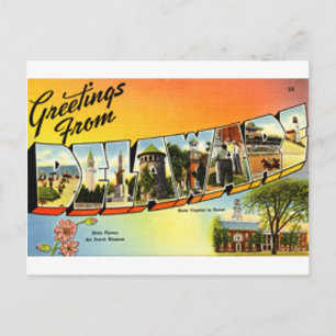 Grüße aus Delaware Postkarte