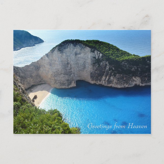 Grüße aus dem Himmel Postkarte (Vorderseite)