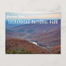 Grüße aus dem Shenandoah-Nationalpark Postkarte