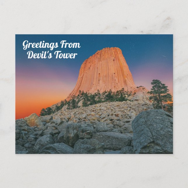 Grüße aus dem Tower des Teufels Postkarte (Vorderseite)