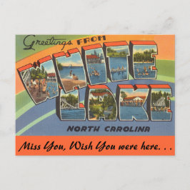 Grüße aus dem Weißen See Postkarte