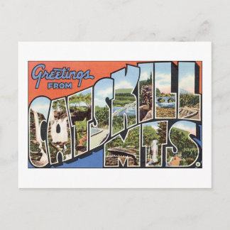 Grüße aus den Catskill Mountains Postkarte