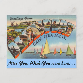 Grüße aus Dennisport Postkarte