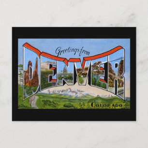 Grüße aus Denver Colorado Postkarte