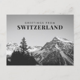 Grüße aus der Schweiz Postkarte