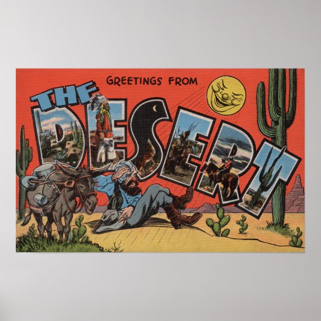 Grüße aus der Südwestwüste Poster (Vorne)
