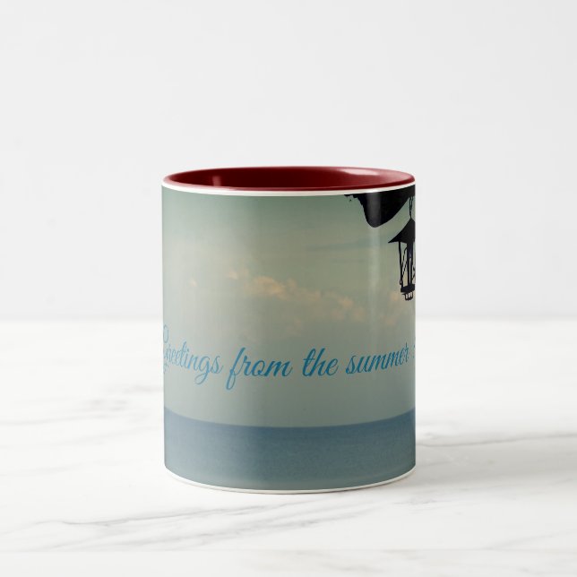 Grüße aus der Tasse der Sommerlandschaft (Mittel)