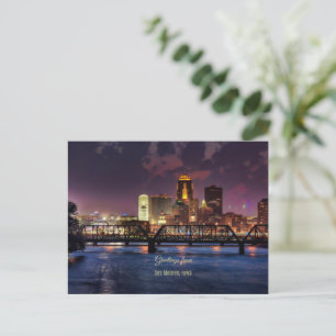 Grüße aus Des Moines, Iowa Postkarte