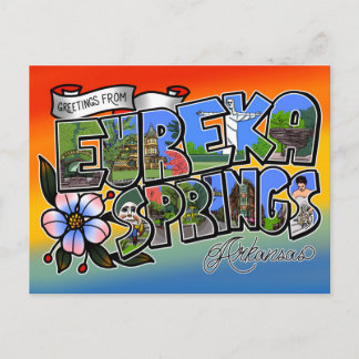 Grüße aus Eureka Springs Postkarte