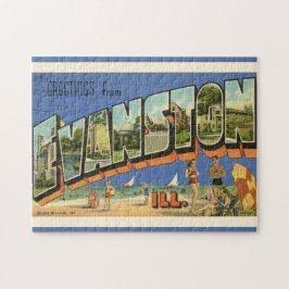 Grüße aus Evanston ILL 11x14