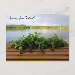 Grüße aus Finnland Postkarte