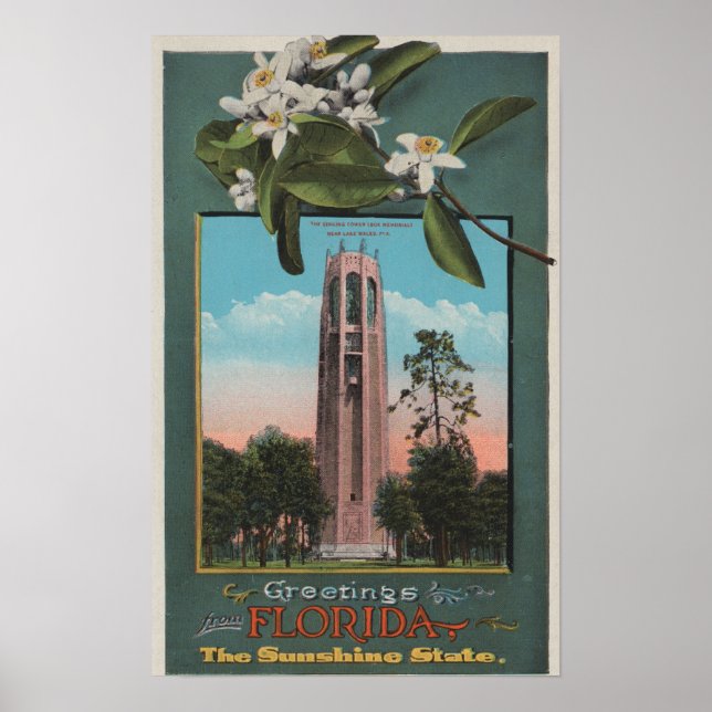 Grüße aus Florida & Bild des Gesangs Poster (Vorne)