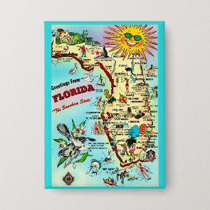Grüße aus Florida Button