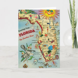 Grüße aus Florida Karte