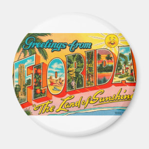 Grüße aus Florida Magnet