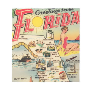 Grüße aus Florida Notizblock