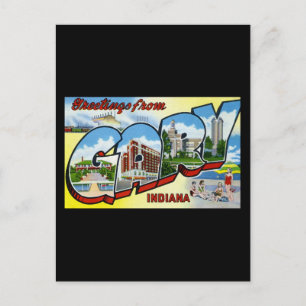 Grüße aus Gary Indiana Postkarte