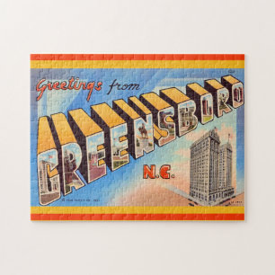 Grüße aus Greensboro NC 11x14