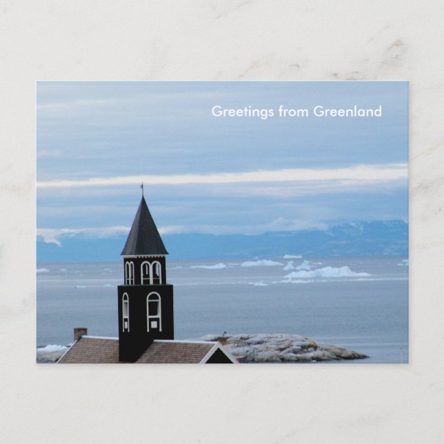 Grüße aus Grönland 8 Postkarte (Vorderseite)