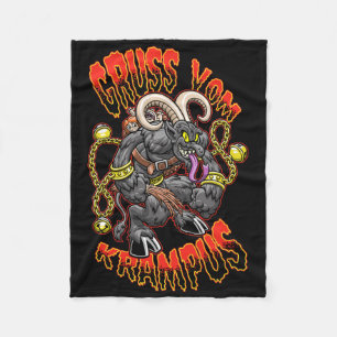 Grüße aus Gruss Vom Krampus Weihnachtsfest Fleecedecke