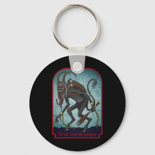 Grüße aus Gruss Vom Krampus Weihnachtsfest Schlüsselanhänger