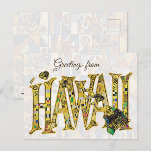 Grüße aus Hawaii Postkarte