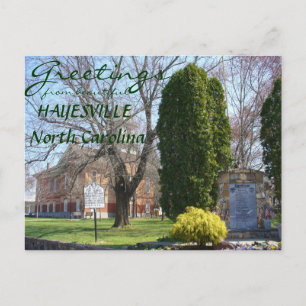 Grüße aus Hayesville, North Carolina Postkarte