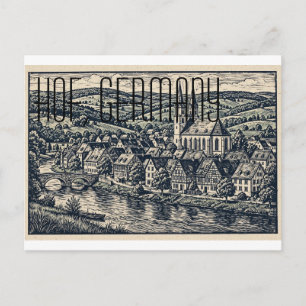 Grüße aus Hof, Deutschland Reise-Postkarte Postkarte