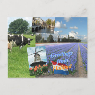 Grüße aus Holland Postkarte