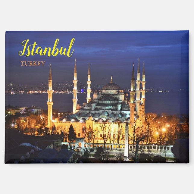Grüße aus Istanbul Türkei Magnet (Vorderseite)