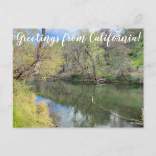 Grüße aus Kalifornien: Putah Creek Postcard Postkarte